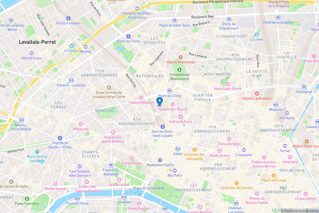 Les Ateliers FL Paris - Open Street Map